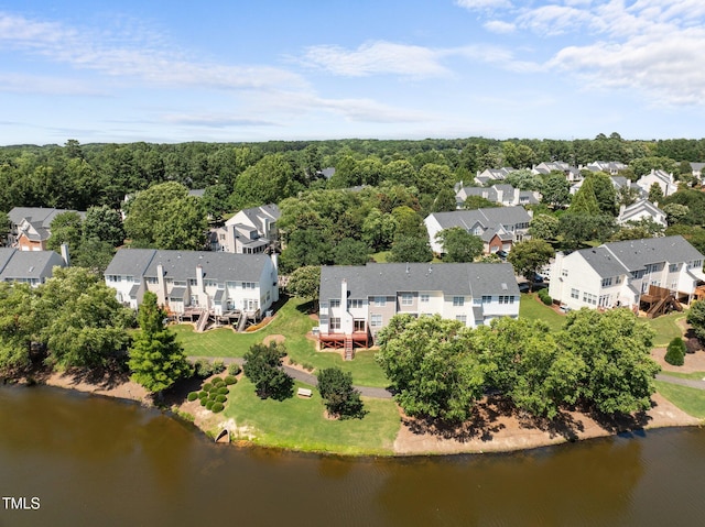 400 Nottinghill Walk, Apex, NC 27502 - aerial view of residential area featuring a nearby body of water