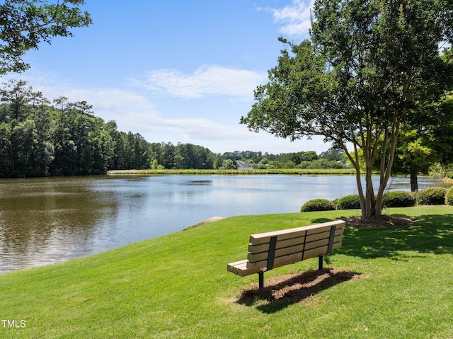 400 Nottinghill Walk, Apex, NC 27502 - surrounding community featuring a water view, a yard, and a forest view