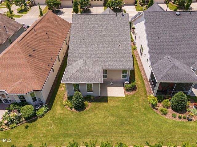 1019 Santiago St, Durham, NC 27703 - aerial perspective of suburban area