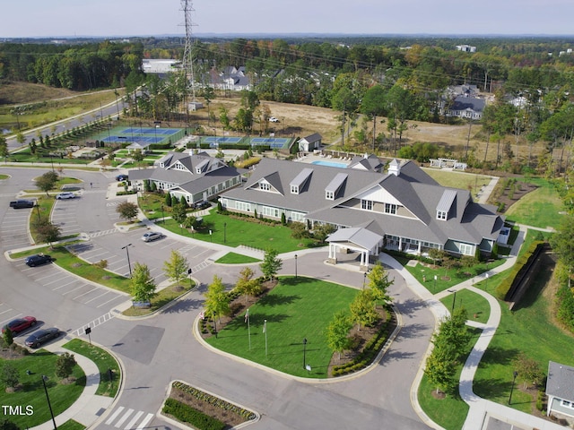 1019 Santiago St, Durham, NC 27703 - aerial view of property and surrounding area