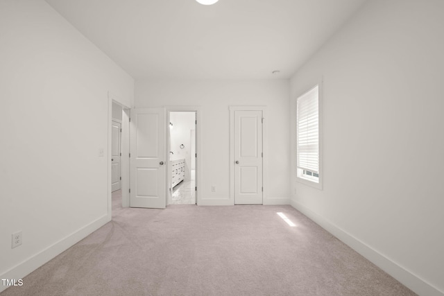 525 Kings Lake Way, Durham, NC 27703 - unfurnished bedroom with carpet floors and ensuite bathroom