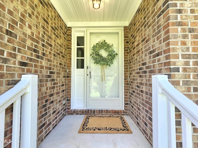 112 Saddletree Rd, Oxford, NC 27565 - entrance to property featuring brick siding and a porch