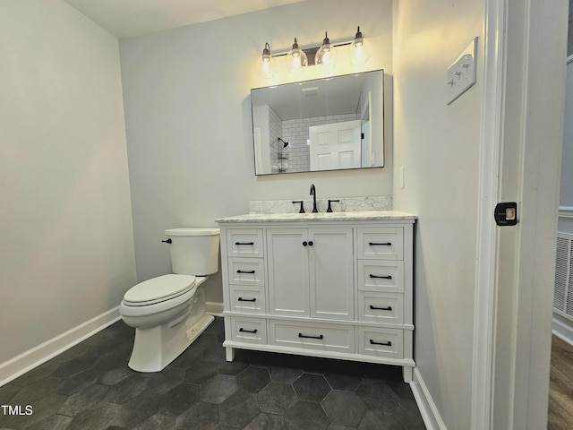112 Saddletree Rd, Oxford, NC 27565 - full bathroom with vanity, tiled shower, and tile patterned flooring
