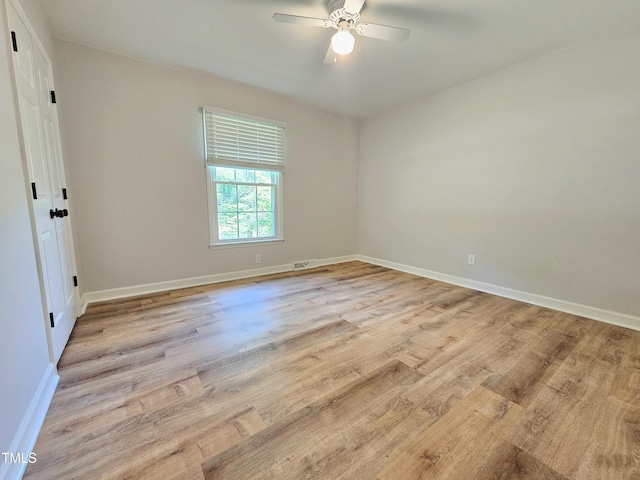 112 Saddletree Rd, Oxford, NC 27565 - spare room with wood finished floors and ceiling fan