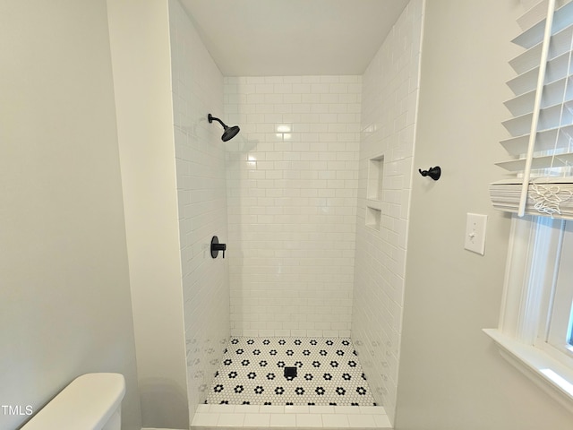 112 Saddletree Rd, Oxford, NC 27565 - bathroom featuring a shower stall and toilet