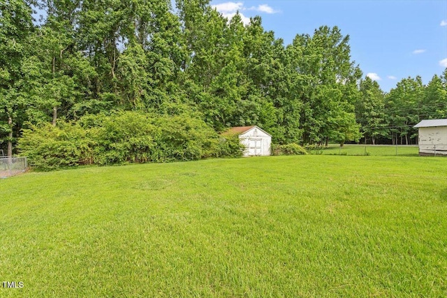 34 Scotts Creek Run, Angier, NC 27501 - view of yard with a storage unit