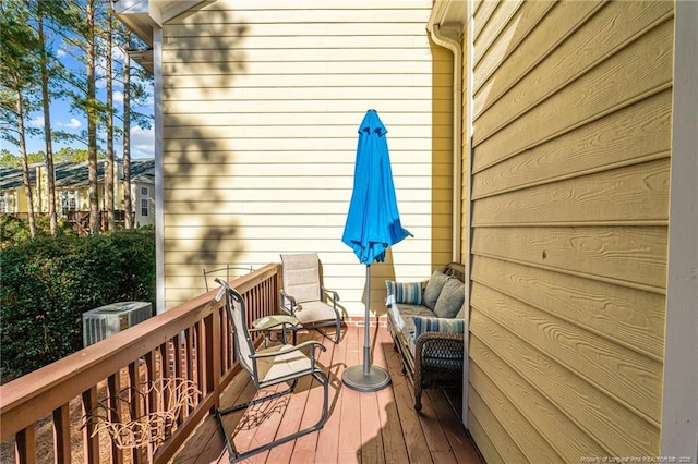 82 Pine Hawk Dr, Spring Lake, NC 28390 - view of wooden deck