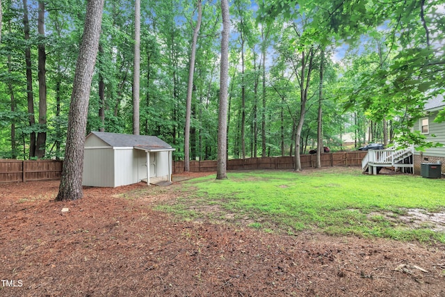 8801 Valley Hill Ct, Apex, NC 27539 - fenced backyard featuring a shed