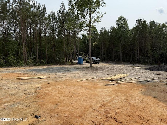 570 Harrow Dr, Carthage, NC 28327 - view of yard featuring a forest view