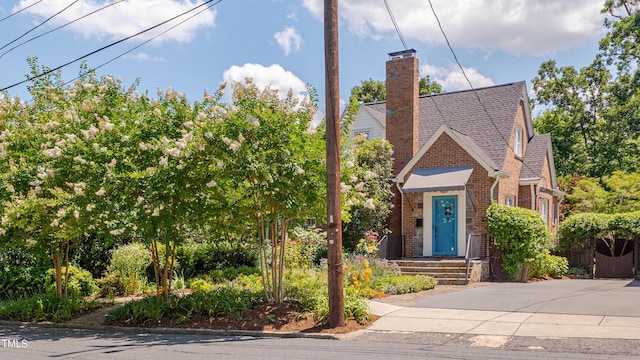 1007 W Markham Ave, Durham, NC 27701 - view of front of house with brick siding and a chimney