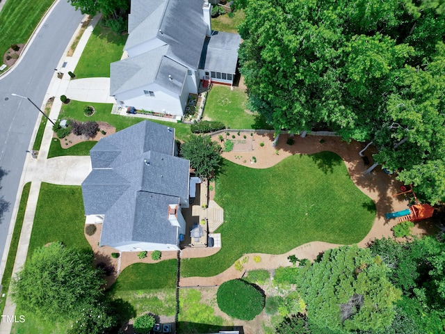 8841 Deerland Grove Dr, Raleigh, NC 27615 - aerial view of property and surrounding area