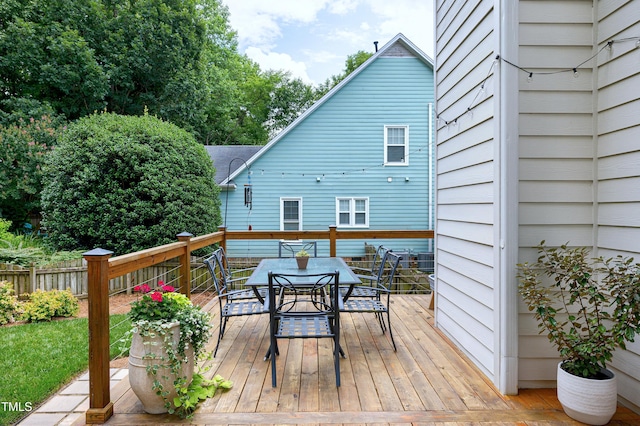 8841 Deerland Grove Dr, Raleigh, NC 27615 - deck with outdoor dining area