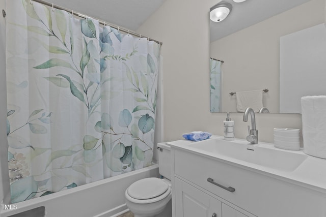 667 Bartons Lndg Unit 8, Fayetteville, NC 28314 - full bathroom featuring vanity and shower / tub combo with curtain