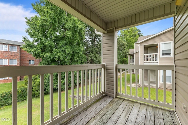 667 Bartons Lndg Unit 8, Fayetteville, NC 28314 - deck featuring a lawn