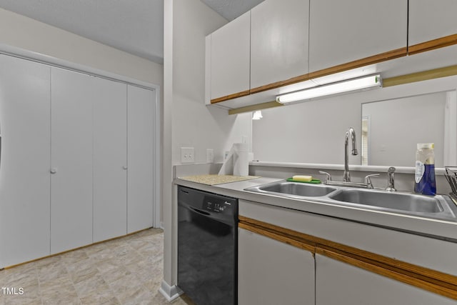 667 Bartons Lndg Unit 8, Fayetteville, NC 28314 - kitchen featuring dishwasher, white cabinetry, and light countertops