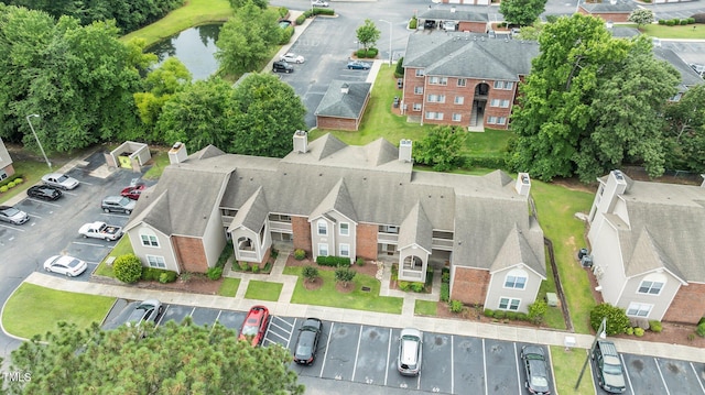 667 Bartons Lndg Unit 8, Fayetteville, NC 28314 - aerial perspective of suburban area featuring a large body of water