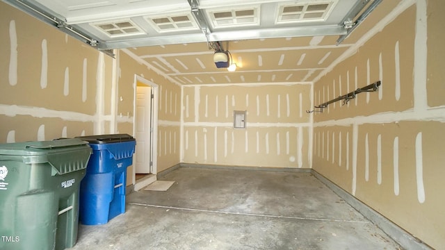 5916 Longeria Ct, Raleigh, NC 27612 - garage featuring electric panel