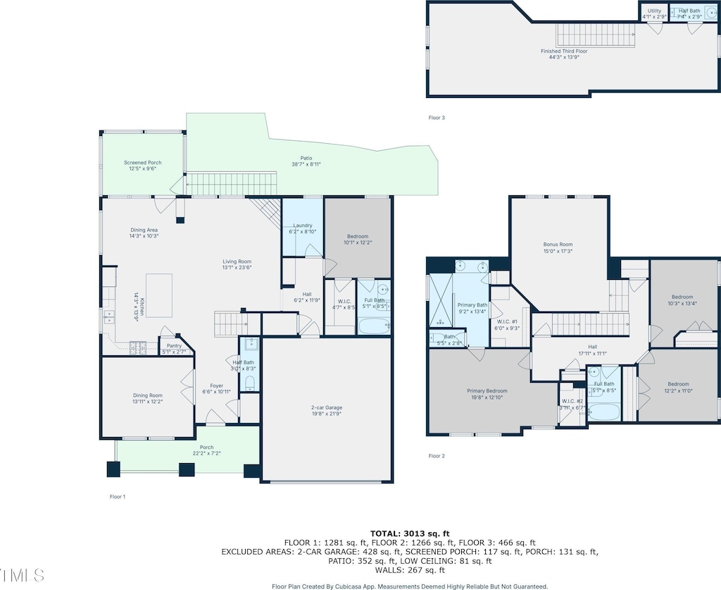 621 Ancient Oaks Dr, Holly Springs, NC 27540 - view of home floor plan