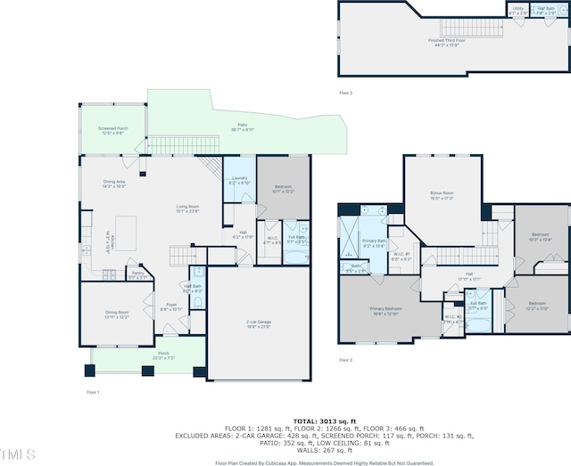 621 Ancient Oaks Dr, Holly Springs, NC 27540 - view of home floor plan