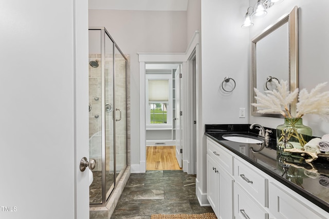 532 Joe Collins Rd, Lillington, NC 27546 - full bath featuring vanity and a shower stall