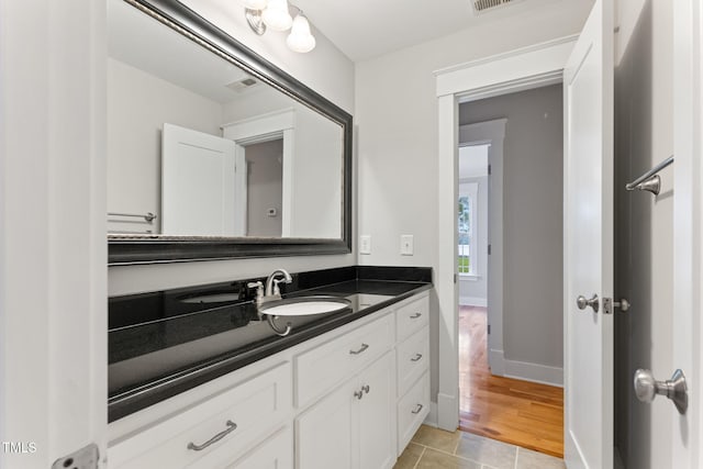 532 Joe Collins Rd, Lillington, NC 27546 - bathroom with vanity and tile patterned flooring
