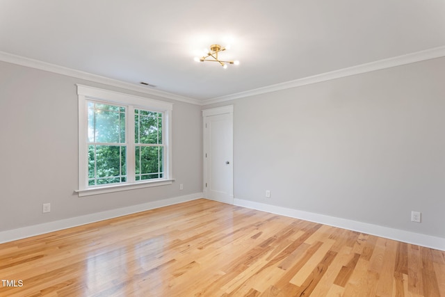 532 Joe Collins Rd, Lillington, NC 27546 - unfurnished room with ornamental molding and wood finished floors