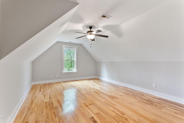 532 Joe Collins Rd, Lillington, NC 27546 - bonus room featuring light wood-style floors, ceiling fan, and lofted ceiling