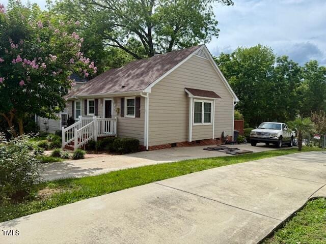 120 W Front St, Oxford, NC 27565 - view of front of home with a shingled roof