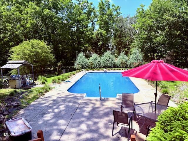 120 W Front St, Oxford, NC 27565 - swimming pool featuring a patio