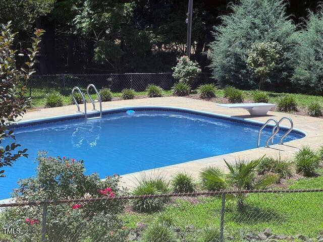120 W Front St, Oxford, NC 27565 - view of pool featuring a diving board