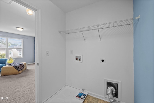 7 Faircroft Ct, Durham, NC 27703 - laundry area featuring washer hookup and hookup for an electric dryer