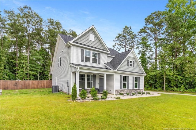 6939 Running Fox Rd, Hope Mills, NC 28348 - view of front of property with a porch and roof with shingles