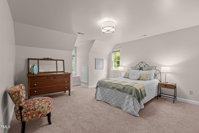901 Tamaras Cir, Wake Forest, NC 27587 - bedroom with carpet flooring and lofted ceiling
