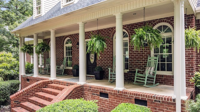 901 Tamaras Cir, Wake Forest, NC 27587 - view of covered porch