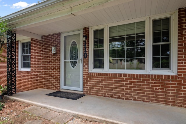 110 Starlite Dr, Carrboro, NC 27510 - doorway to property with brick siding