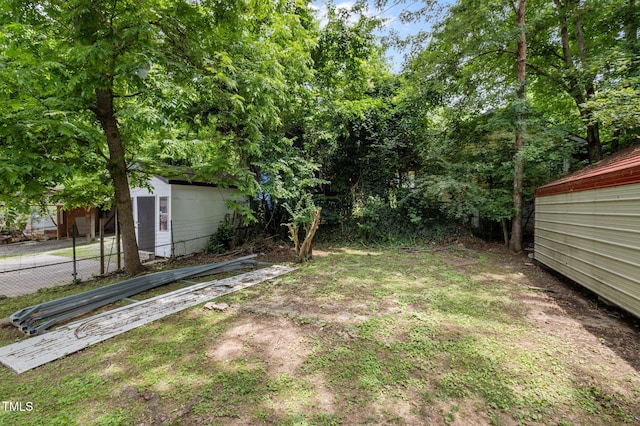 110 Starlite Dr, Carrboro, NC 27510 - view of yard with an outdoor structure