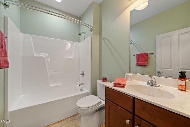 102 Mikaila Dr, Gibsonville, NC 27249 - full bathroom featuring vanity, bathing tub / shower combination, and tile patterned floors