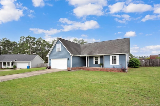 420 Gibson Dr, Raeford, NC 28376 - traditional home featuring driveway and a garage