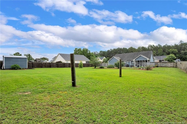 420 Gibson Dr, Raeford, NC 28376 - view of fenced backyard