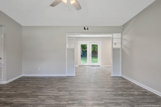2304 Electra Rd, Fayetteville, NC 28304 - spare room featuring wood finished floors and ceiling fan