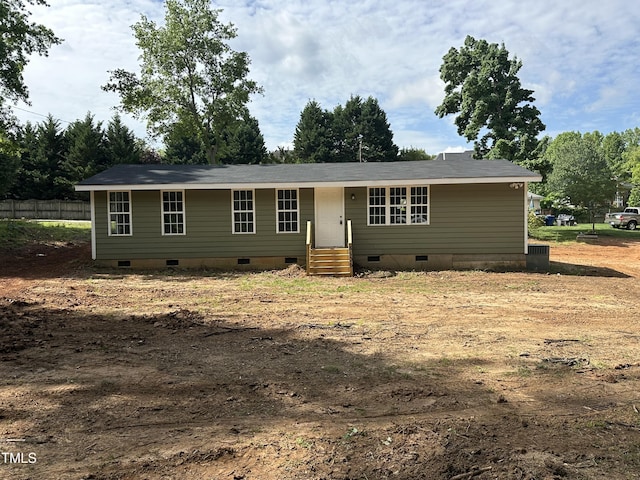 8505 Ray Rd, Raleigh, NC 27613 - view of front of house featuring crawl space