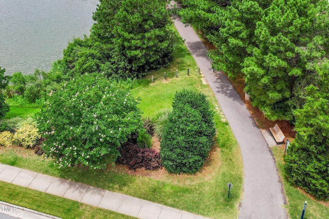 734 Portstewart Dr, Cary, NC 27519 - bird's eye view of a large body of water