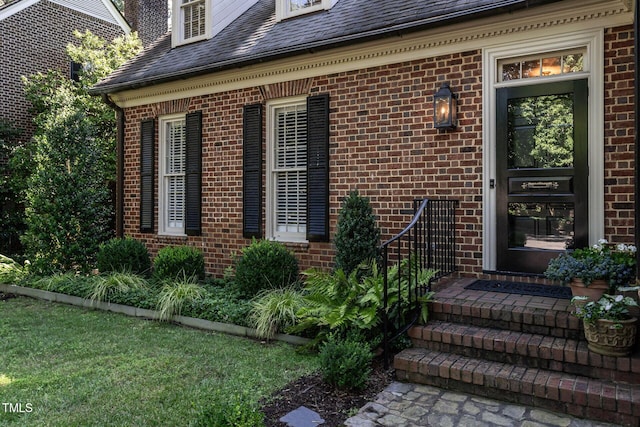 815 Marlowe Rd Unit 10, Raleigh, NC 27609 - view of exterior entry with brick siding