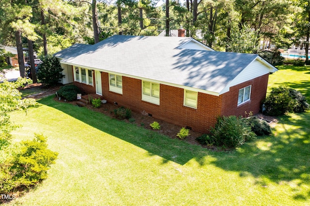 452 N Main St, Wendell, NC 27591 - view from above of property with a tree filled landscape