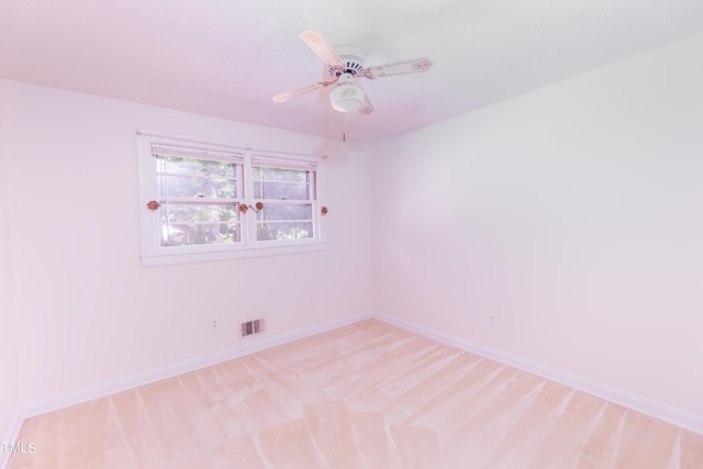 452 N Main St, Wendell, NC 27591 - empty room featuring light colored carpet and ceiling fan