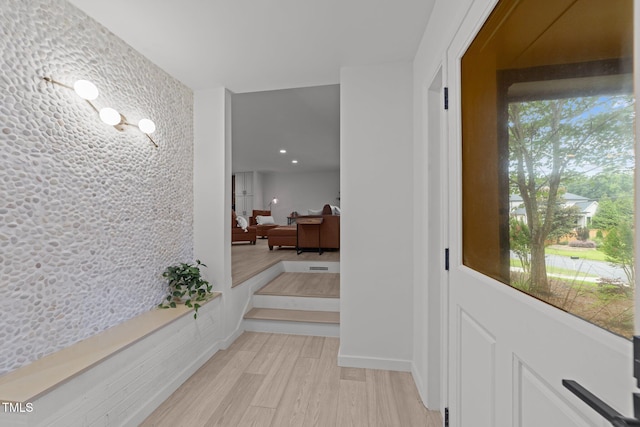 4812 Latimer Rd, Raleigh, NC 27609 - entryway with light wood-style floors