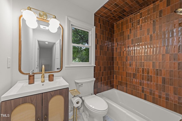 4812 Latimer Rd, Raleigh, NC 27609 - bathroom with vanity and bathtub / shower combination