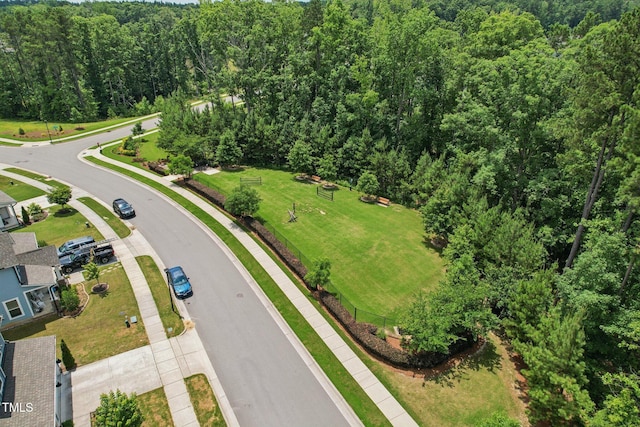 3194 Retama Run, New Hill, NC 27562 - aerial view of a forest