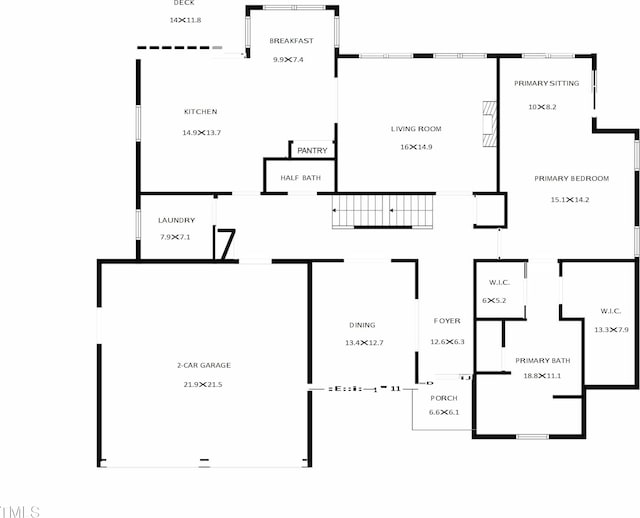 306 Neuse Ridge Dr, Clayton, NC 27527 - view of home floor plan