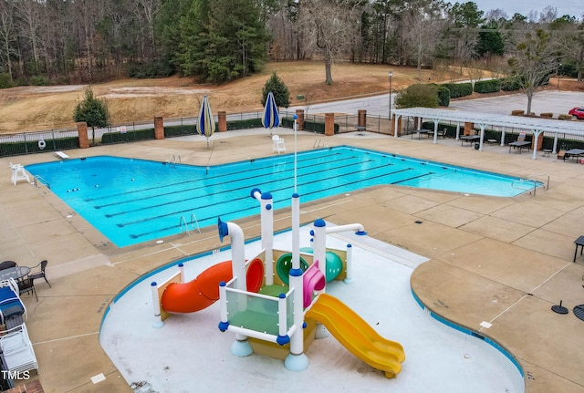 306 Neuse Ridge Dr, Clayton, NC 27527 - community pool with a patio